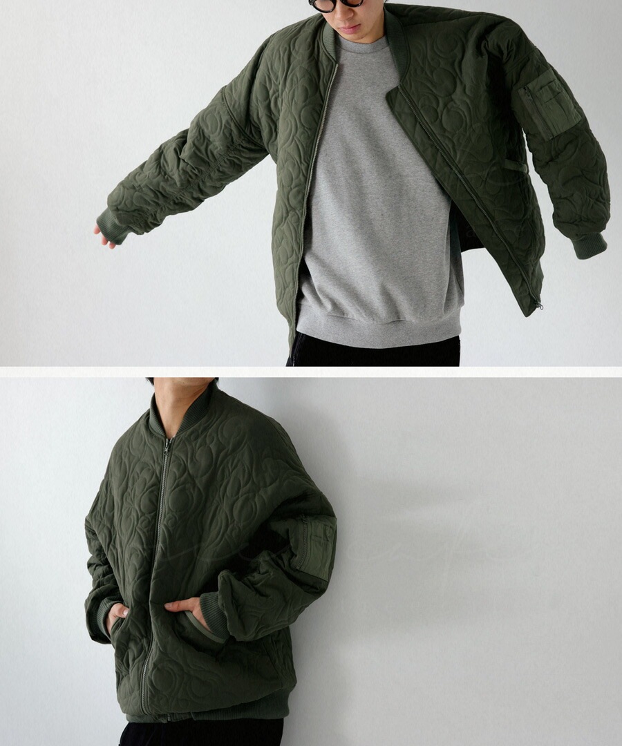 MA-1 キルティングジャケット メンズ アウター 送料無料・再販。メール