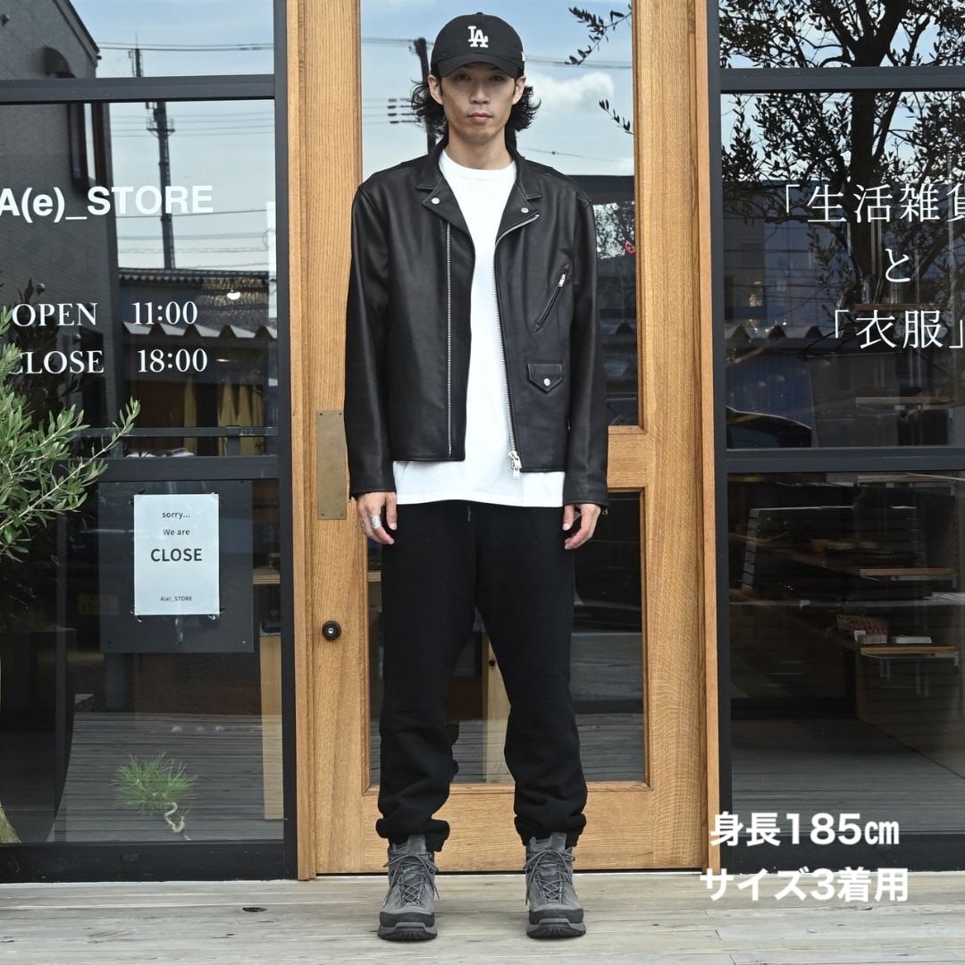 RIDER BLOUSON COW LEATHER WITH WINDSTOPPER | nonnative | A(e)_STORE