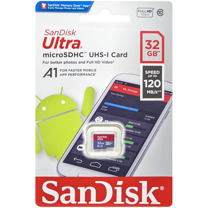 SanDisk サンディスク SDSQUA4-032G-GN6MN 並行輸入品 マイクロSDHC