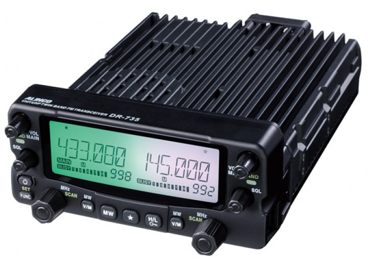 DR-735D ツインバンド144/430MHz FM モービルトランシーバー (20W