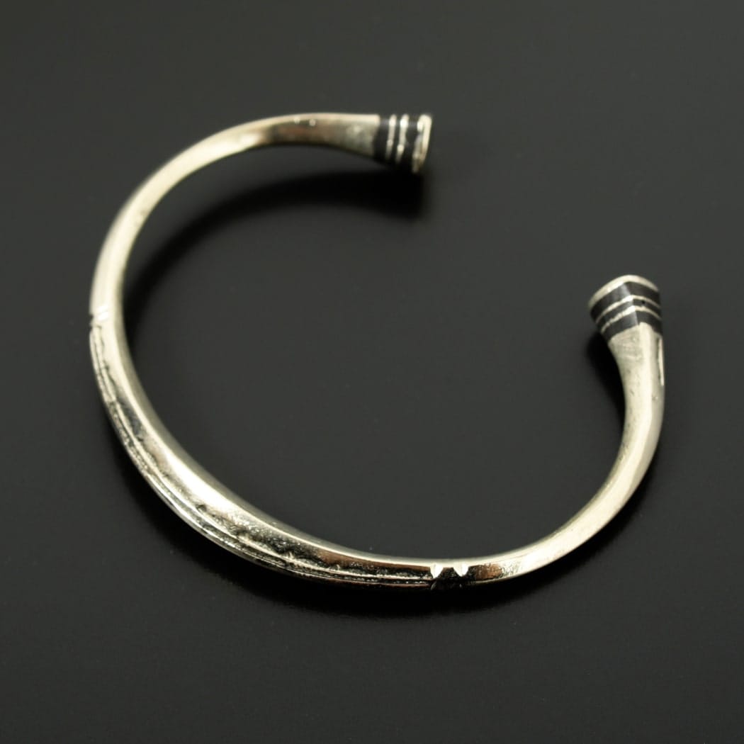 TOUAREG トゥアレグ メタルアクセサリー エボニーウッド バングル 02-1