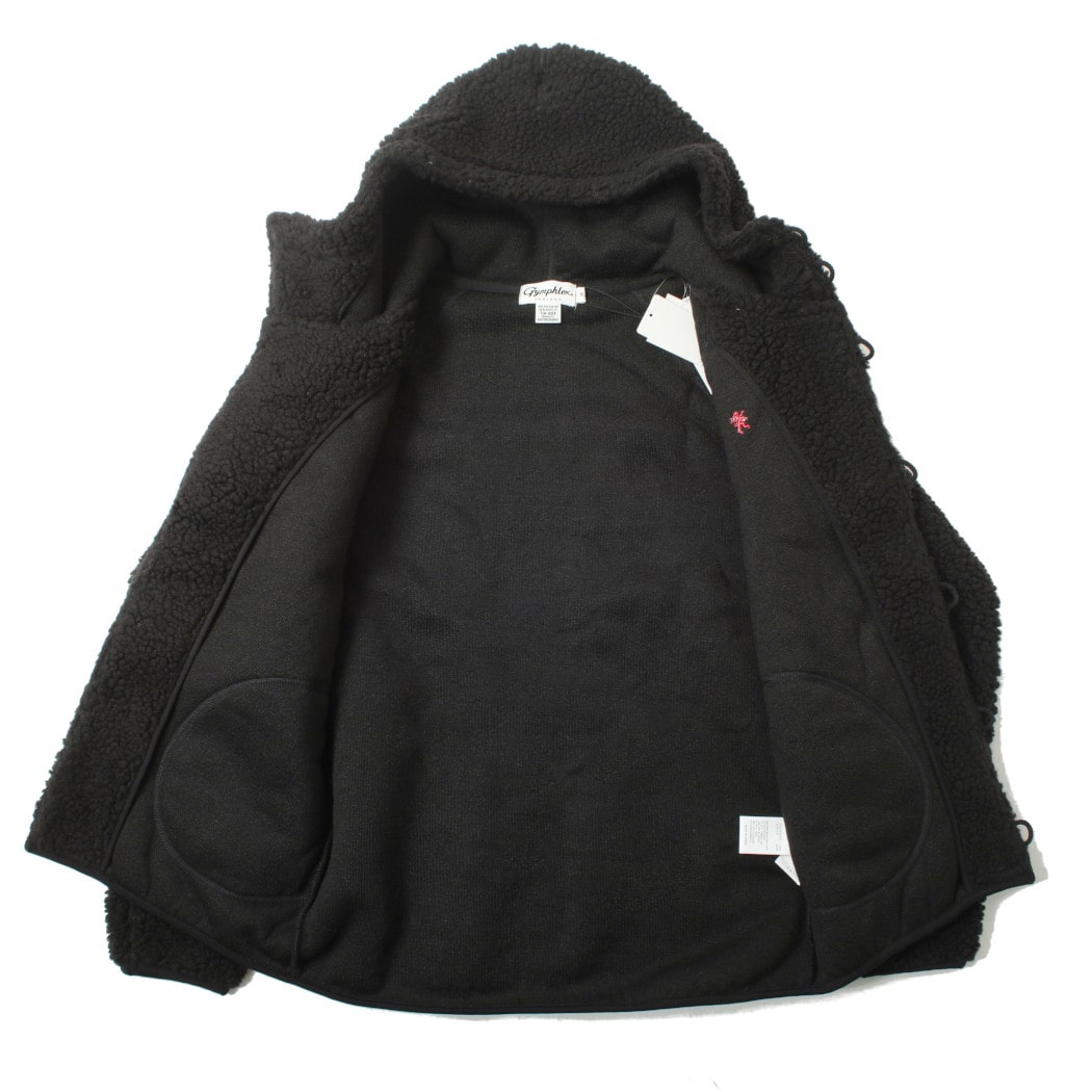 Gymphlex ジムフレックス ボア ジャケット フードパーカー くるみ