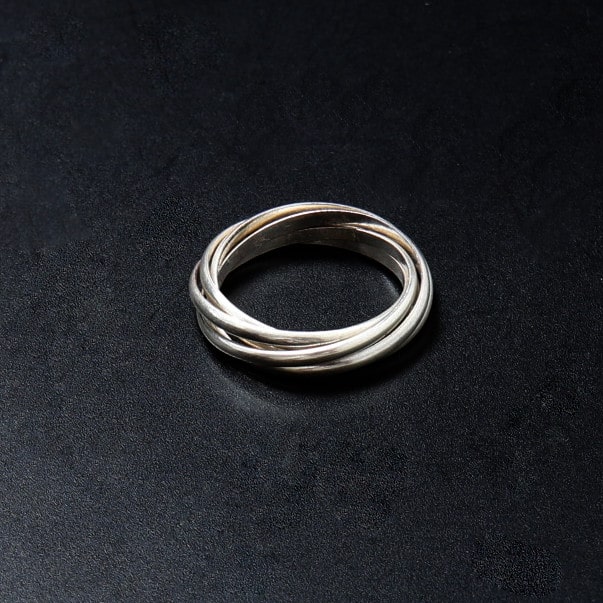 INTERIM インテリム タスコシルバー ファイブ リンク リング TAXCO