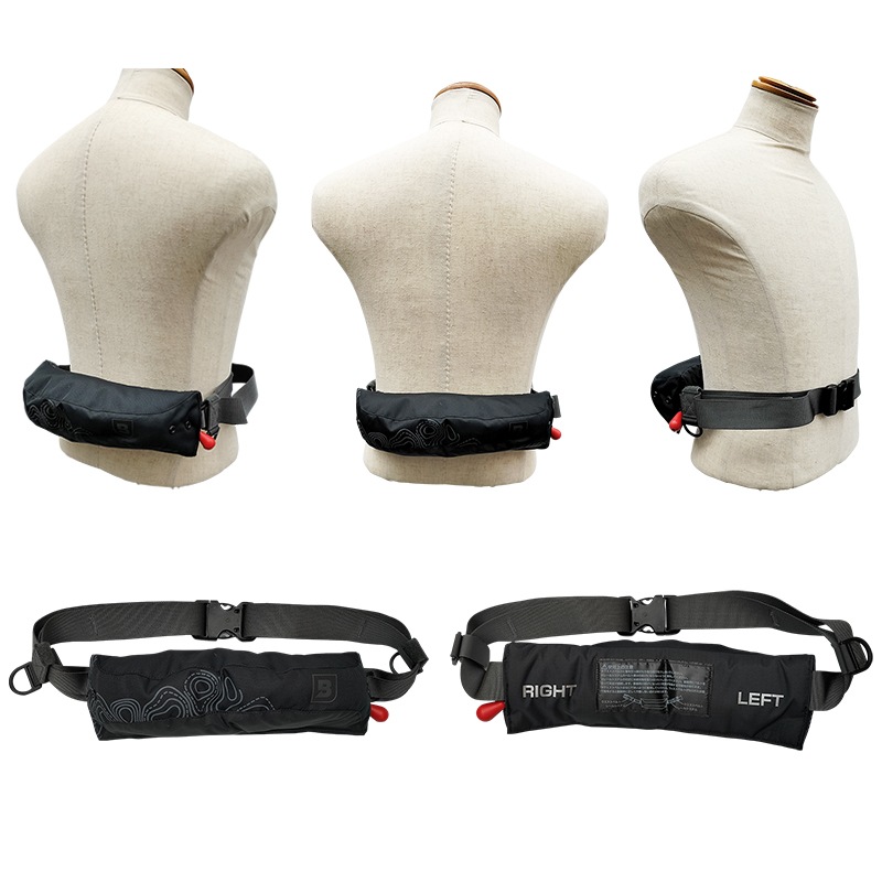 ライフジャケット 自動膨張式 ウエストベルト タイプA 桜マーク付 国交