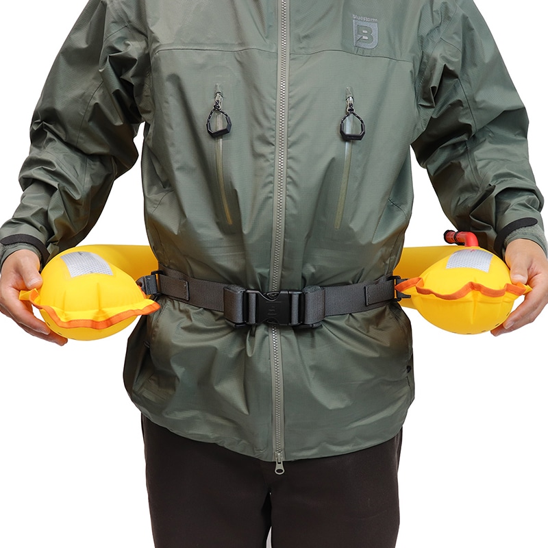 ライフジャケット 自動膨張式 ウエストベルト タイプA 桜マーク付 国交