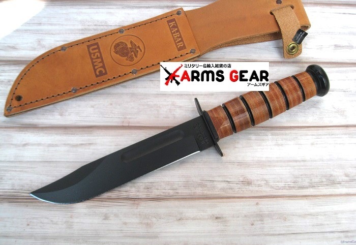 ケーバー/KA-BAR フルサイズ USMC ファイティングナイフ 直刃 1217