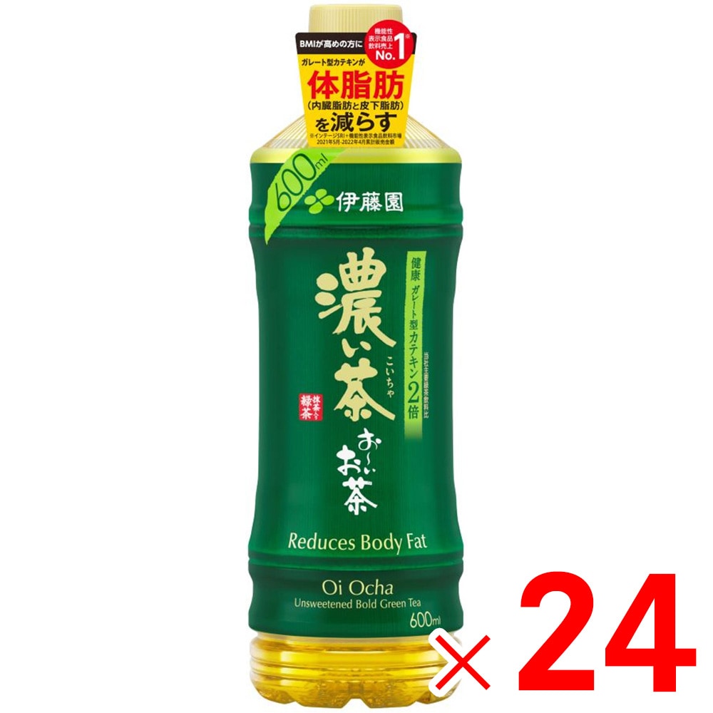 伊藤園 お～いお茶 濃い茶 600ml×24 ケース販売 | 食品・飲料,飲料
