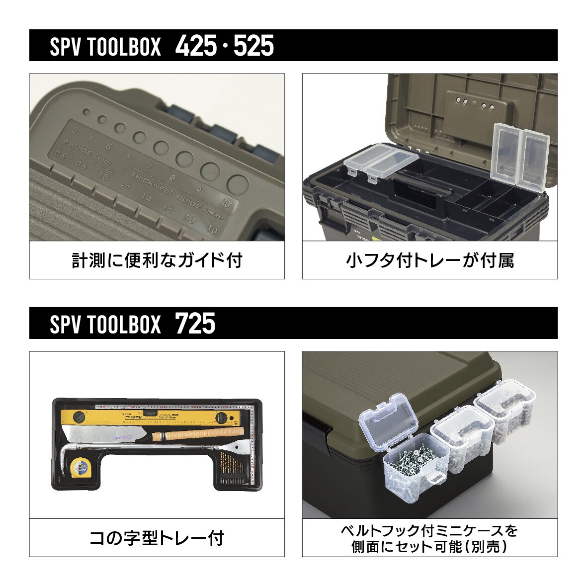 送料無料】JEJアステージ SPVツールボックス #425 ×4個 ケース販売