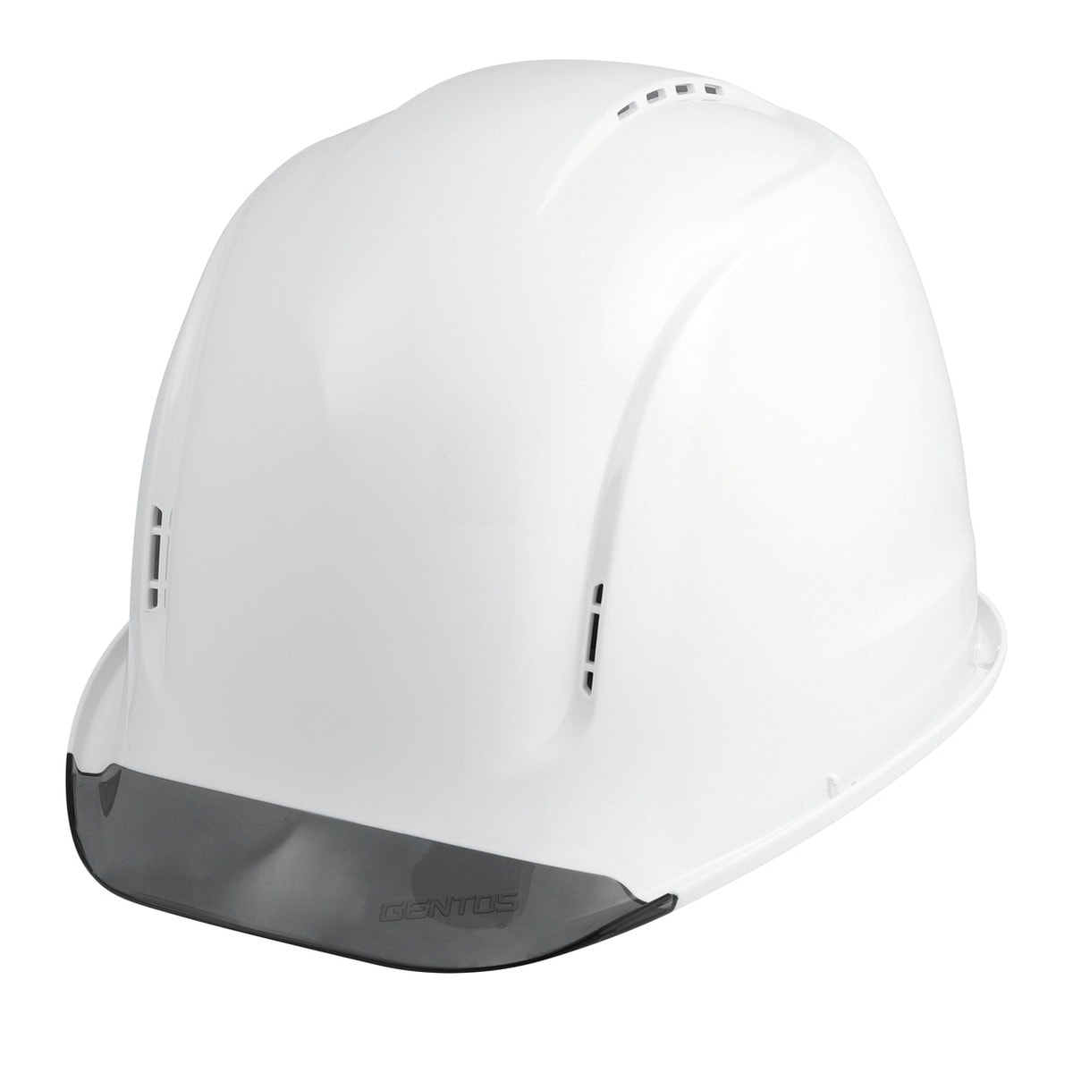 ジェントス GRIT ヘッドライト一体化可能ヘルメット 成型内装タイプ 白