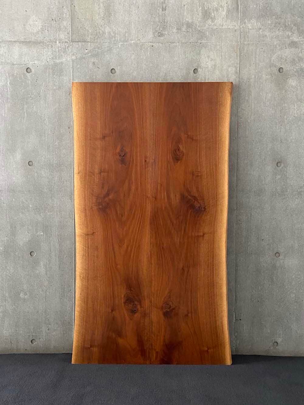 SOLD OUT】No.119 ブラックウォールナット ブックマッチ天板 W1500