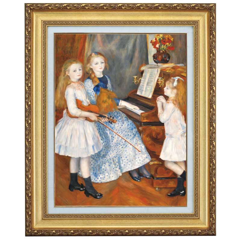 春の花』 ルノワール 4号 立体複製名画 額装付 【ポイント5％還元中