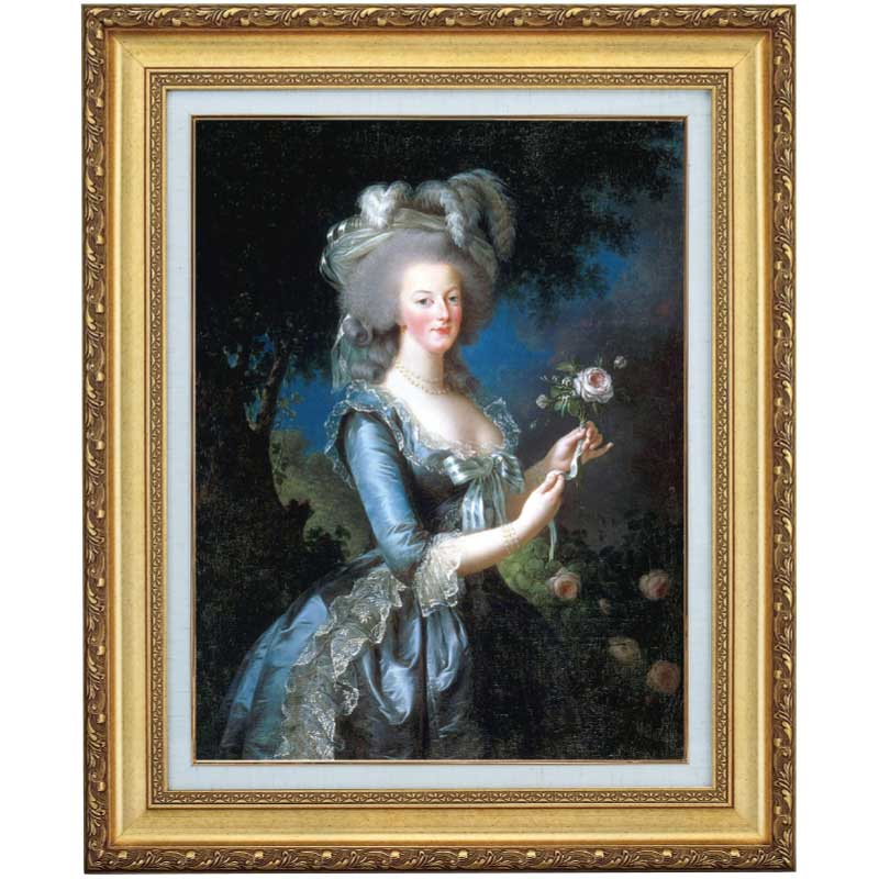 マリー・アントワネット』 ルブラン 10号 立体複製名画 額装付