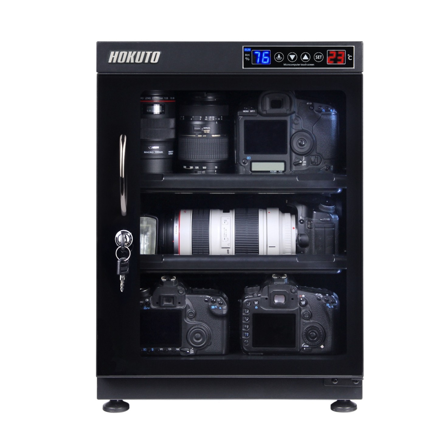 HOKUTO防湿庫・ドライボックス HP-68EX HPシリーズ68L 5年保証送料無料