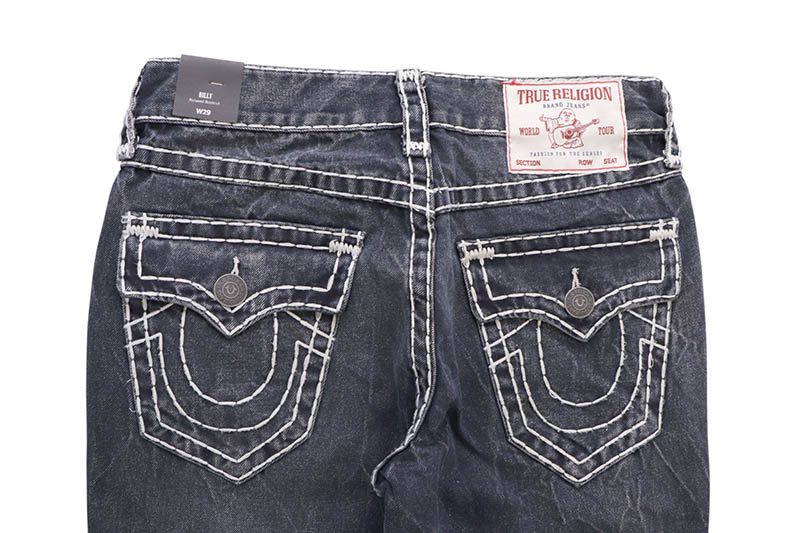 TRUE RELIGION BILLY SUPER T BOOTCUT JEAN (108873:FLEET BLUE BLK