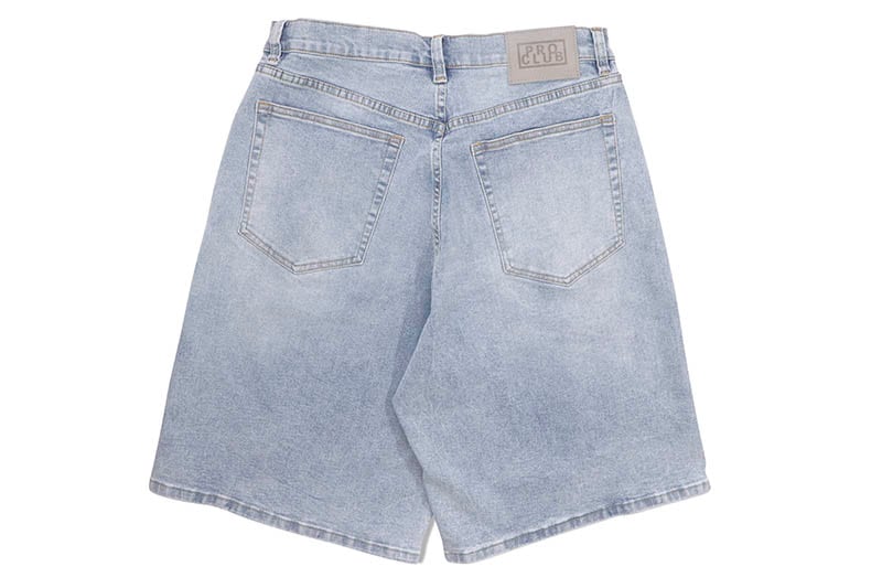 PRO CLUB HEAVYWEIGHT BAGGY FIT DENIM SHORT (LIGHT STONEWASH
