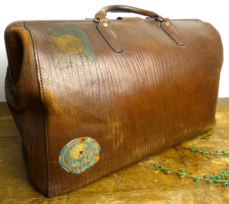 昭和レトロ Mitsukoshi 三越製 レザーボストンバック トランク/旅行