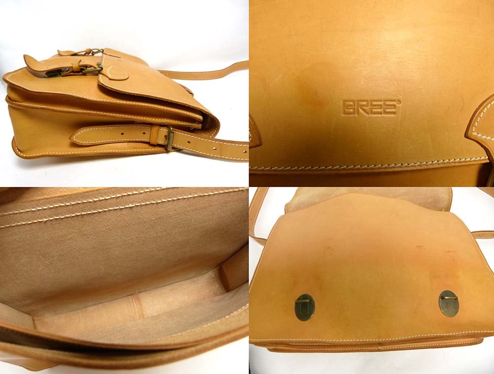 BREE / ブリー ヌメ革 2WAY フラップ ショルダー ビジネス バッグ