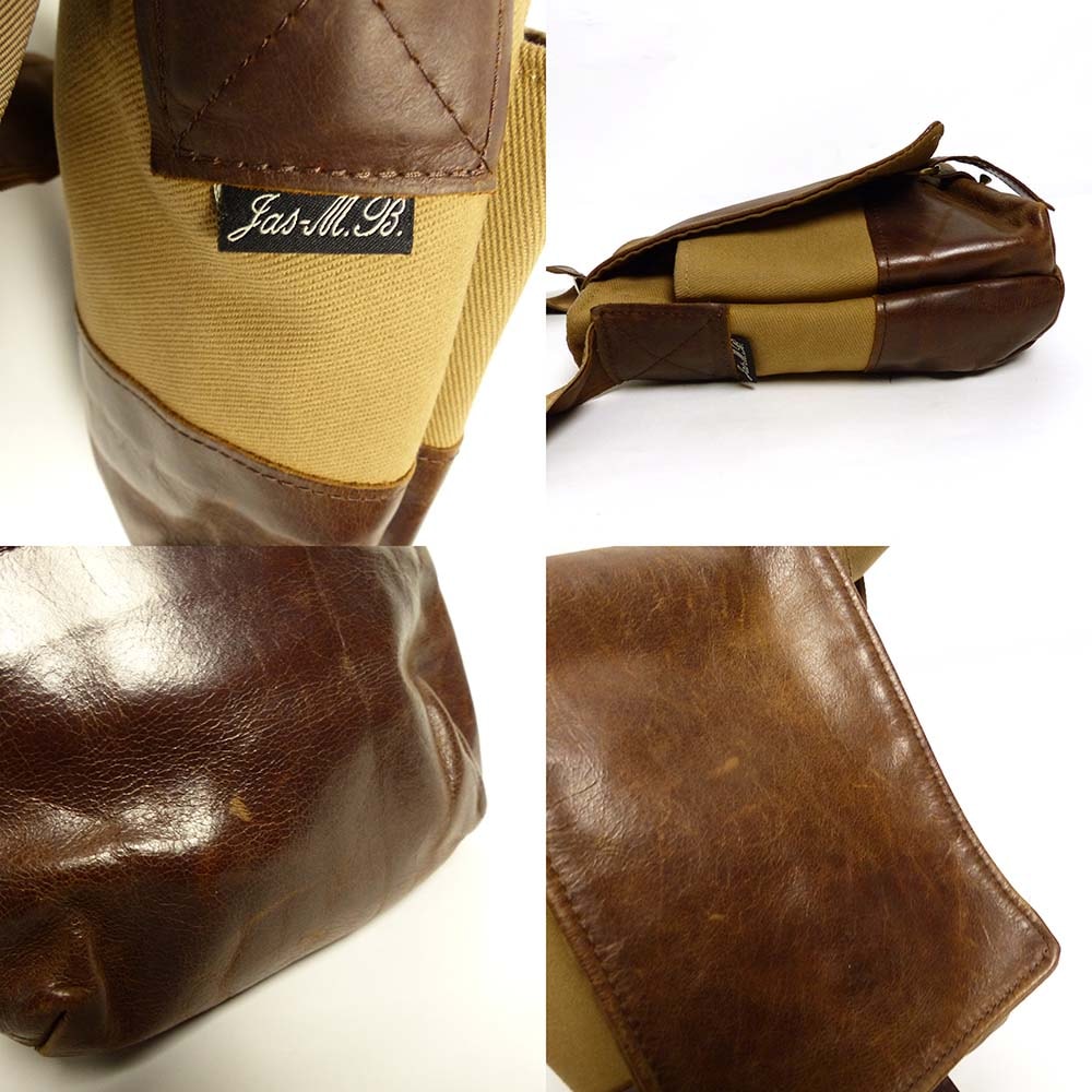 英国製 Jas-M.B. / ジャスエムビー/ショルダーバッグ【中古】｜レザー