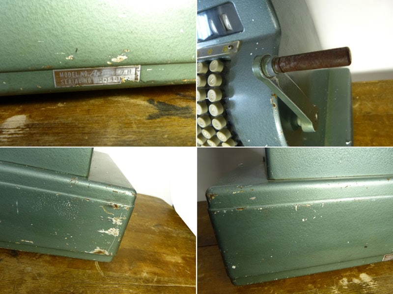 希少】アンティーク Aster 手回し式 レジスター 昭和レトロ【中古