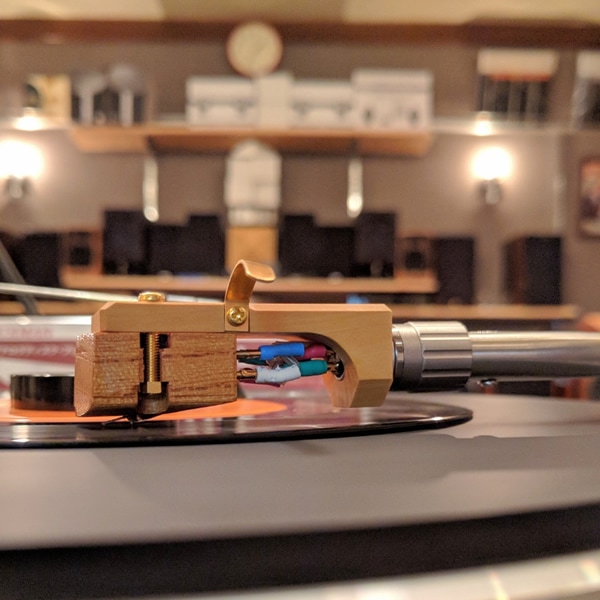 カートリッジ装着済セット】DENON DL-103 + 【DL103木製ボディ換装/欅