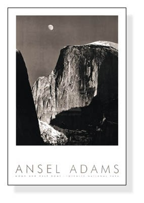 Moon and Half Dome (エンボスマーク入)（アンセル アダムス
