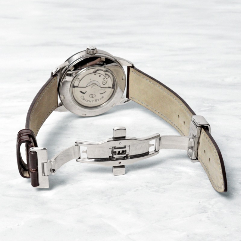 バックル 観音プッシュ式 ステンレススチール シルバー ZS011 | レザー