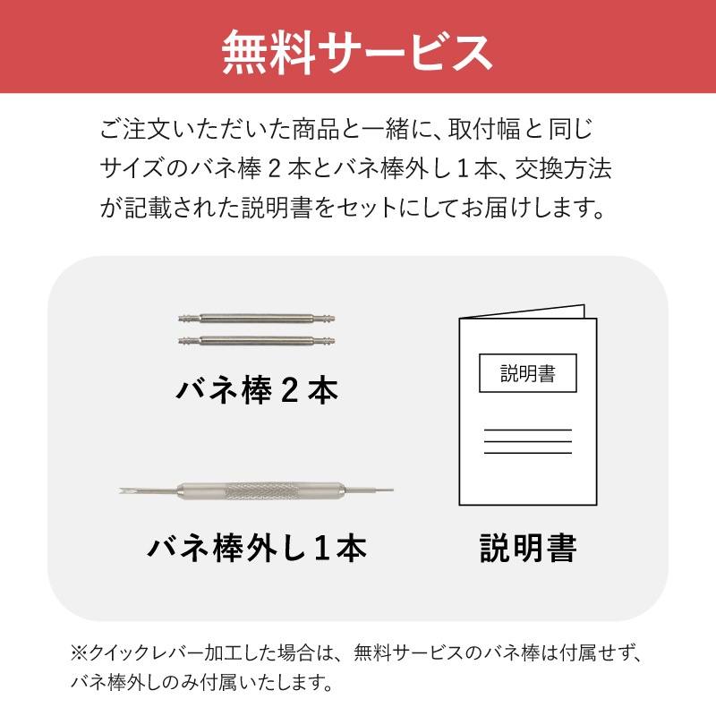 時計バンド ステンレススチール ブラック BSBE1246B | 時計バンド