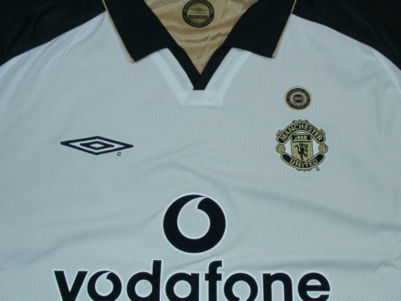 マンチェスターユナイテッド100周年記念 長袖 ユニフォーム UMBRO