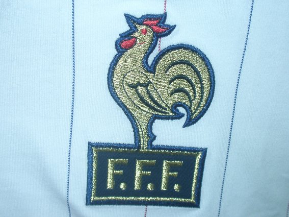 フランス代表 1982 アウェイ 半袖 ユニフォーム 復刻モデル/82年W杯