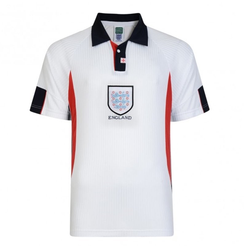 イングランド代表 1998 ホーム 半袖 ユニフォーム 復刻モデル/ワールド