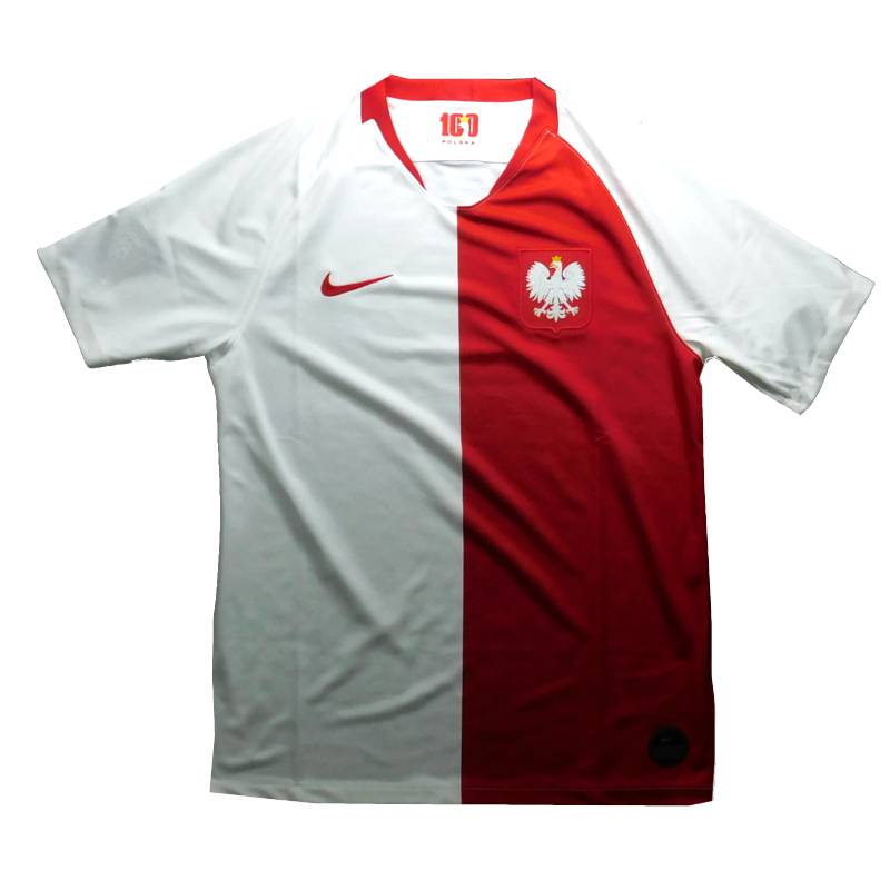ポーランド代表 100周年記念 ホーム 半袖 ユニフォーム NIKE ユーロ