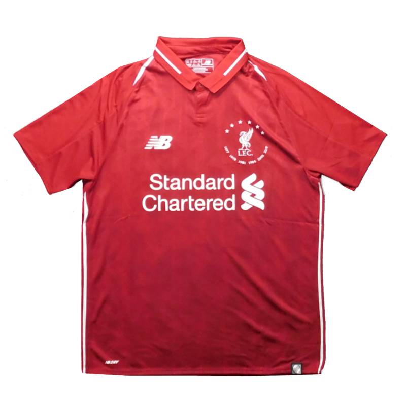 リバプール 18/19 CL6times ホーム 半袖 ユニフォーム new balance