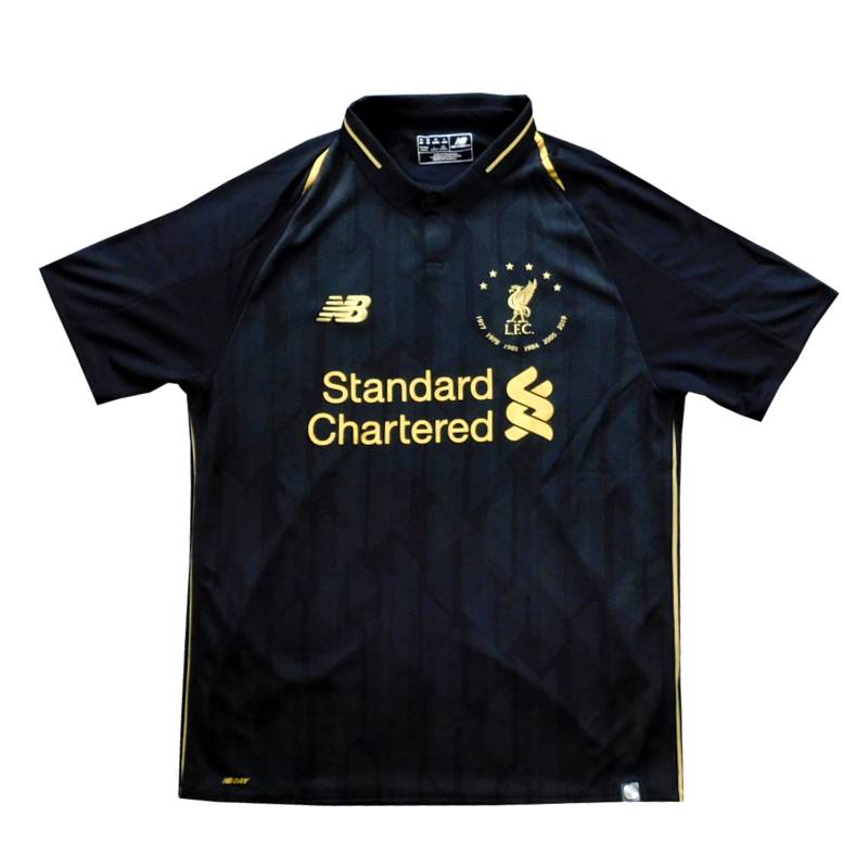 リバプール 18/19 CL6times SIGNATURE BLACK 半袖 ユニフォーム new