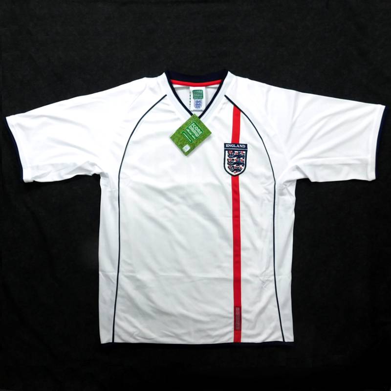 イングランド代表 2002 ホーム 半袖 ユニフォーム 復刻モデル/日韓