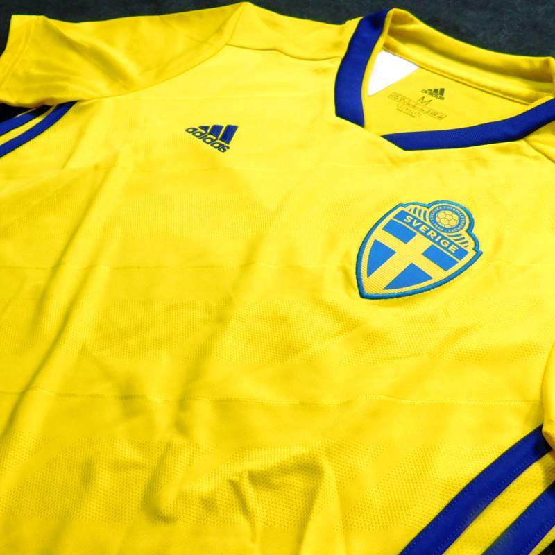 スウェーデン代表 18 ホーム 半袖 ジュニアユニフォーム ADIDAS FIFA