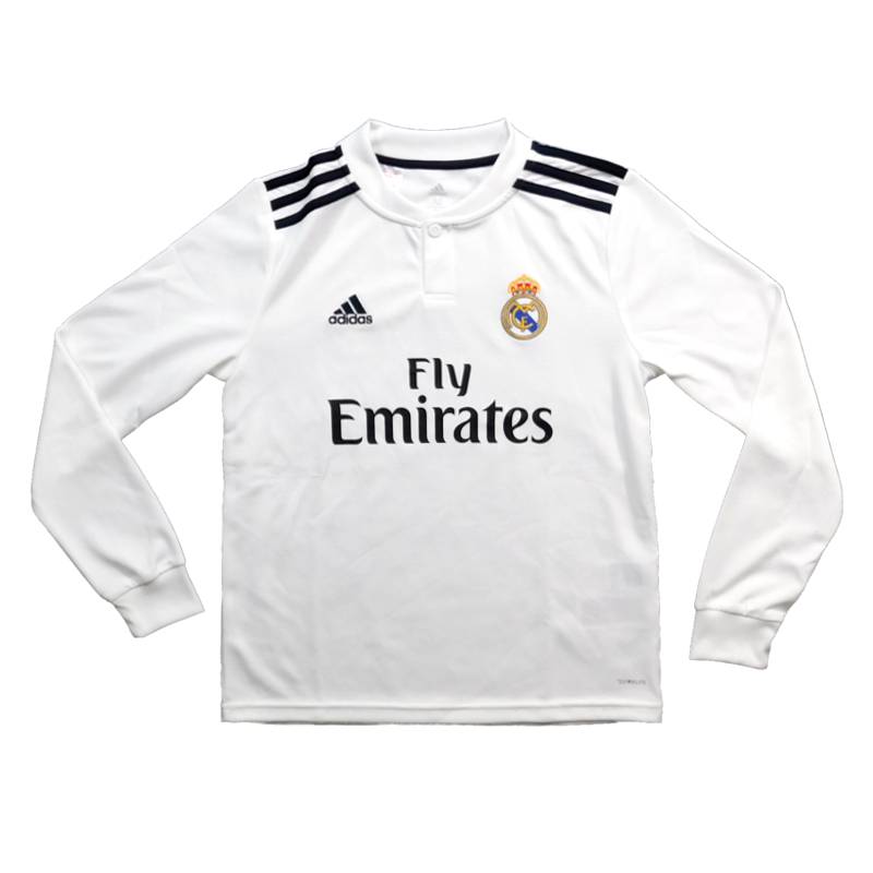 レアルマドリード 18 ホーム 長袖 ジュニアユニフォーム ADIDAS 2018