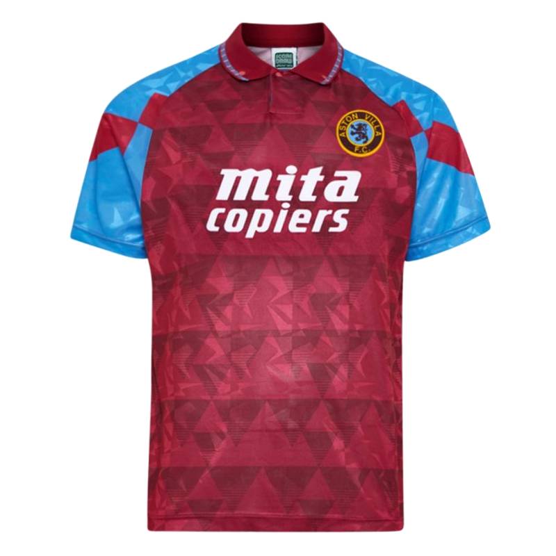 アストンビラ 1990 ホーム 半袖 ユニフォーム 復刻モデル | プレミア