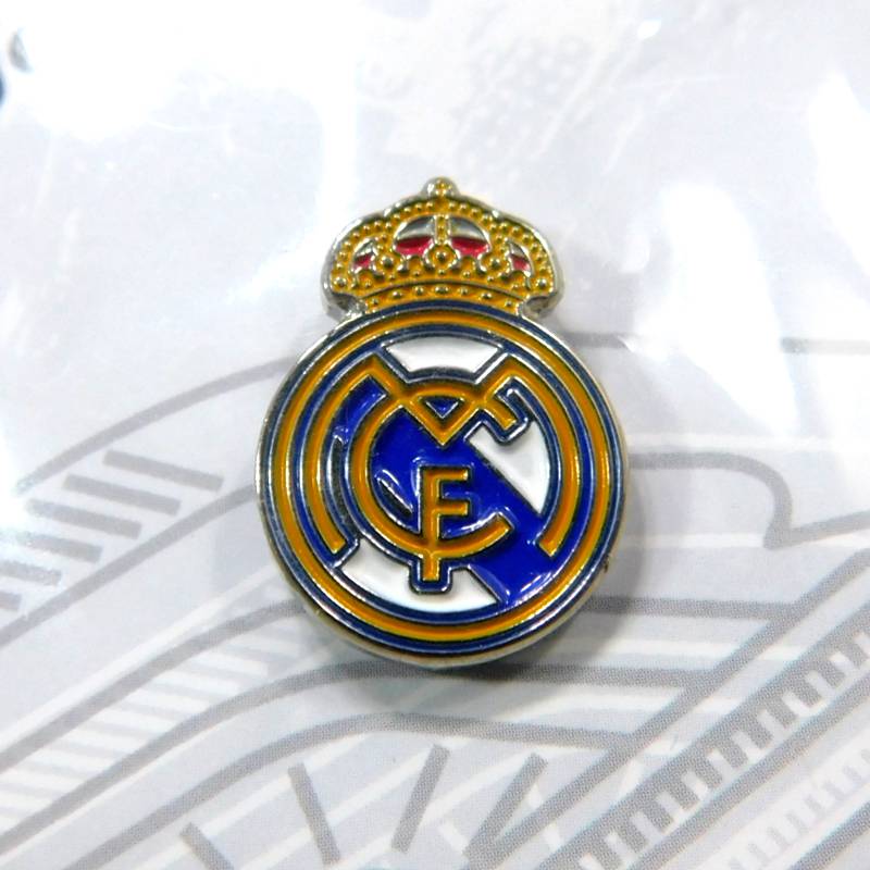 レアルマドリード チームオフィシャル BDEPCRSREA クレストピンバッジ