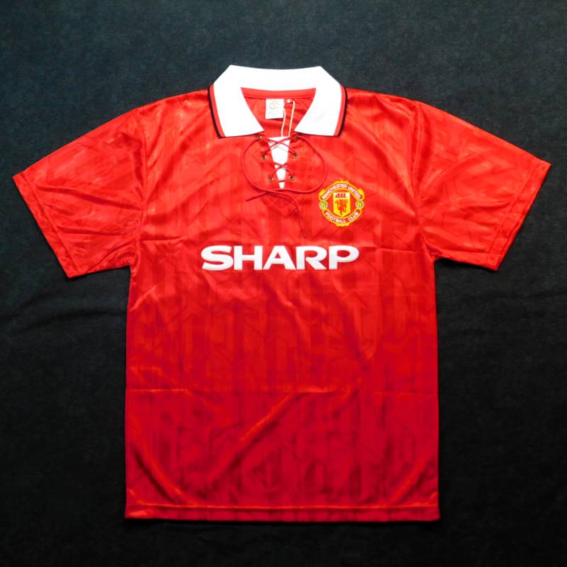 マンチェスターユナイテッド 1994 ホーム 半袖 ユニフォーム 復刻