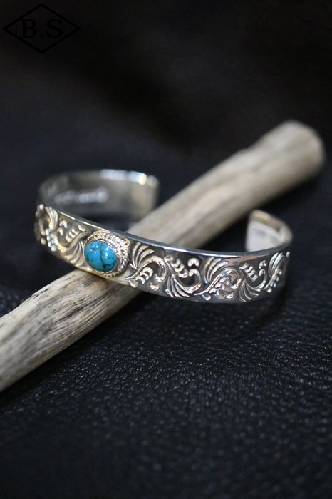 FIRST ARROWS シルバーバングル ターコイズ