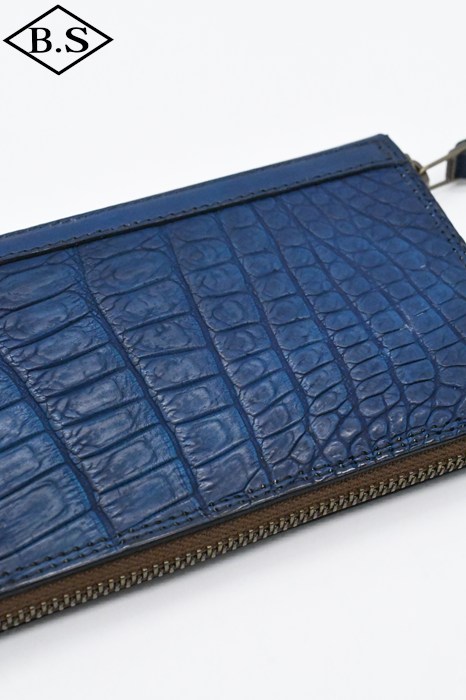 ウォレット / モト MOTO ウォレット FW1NC ヌメクロコダイル ジップ