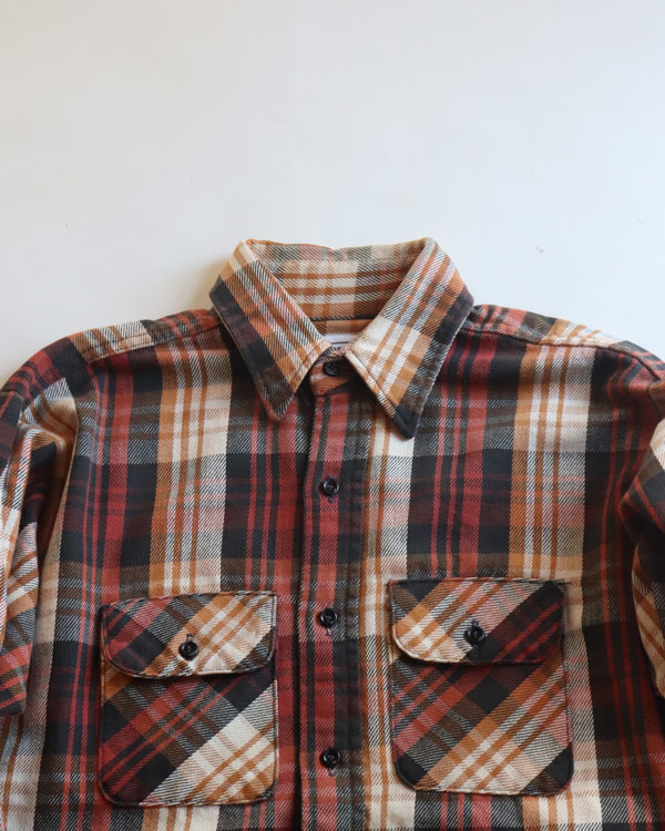 Vintage 80s FIVE BROTHER Heavy Flannel Shirt (M)