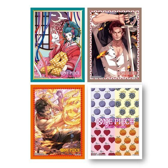 4種セット】ONE PIECEカードゲーム オフィシャルカードスリーブ10 (4種