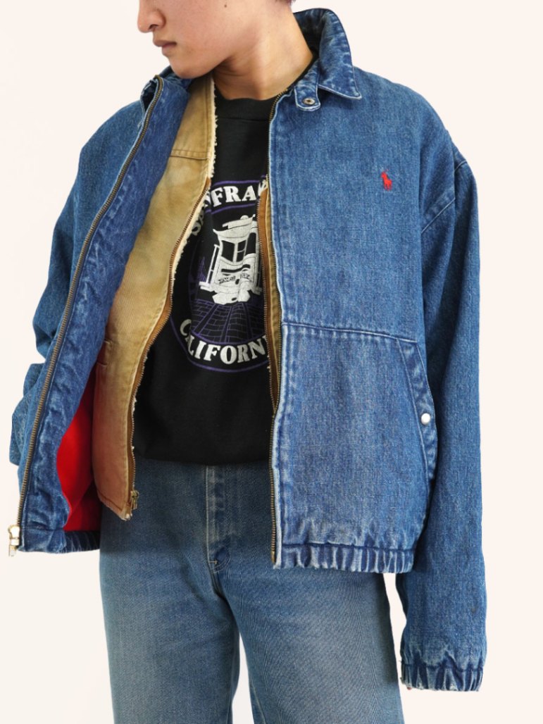 90's ラルフローレン デニムスウィングトップ 表記(XL) | SOLD | Style