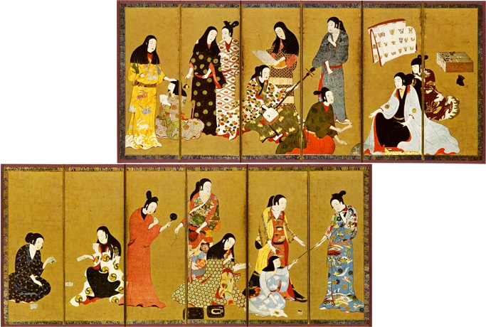 縮小屏風〈国宝 松浦屏風〉京都便利堂オンラインショップ