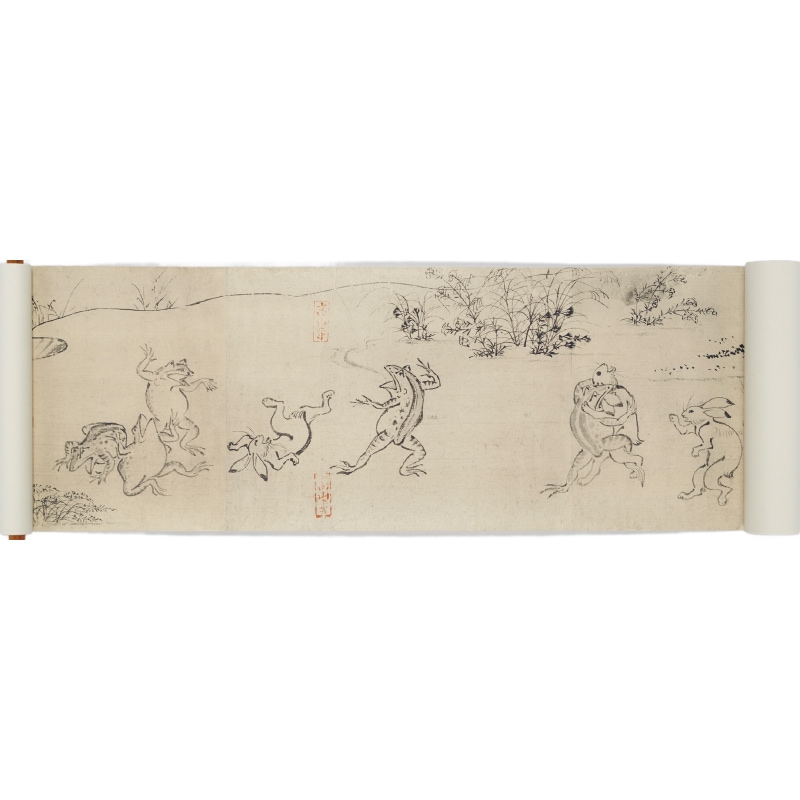 原寸絵巻物〈国宝 鳥獣人物戯画 甲巻〉京都便利堂オンラインショップ