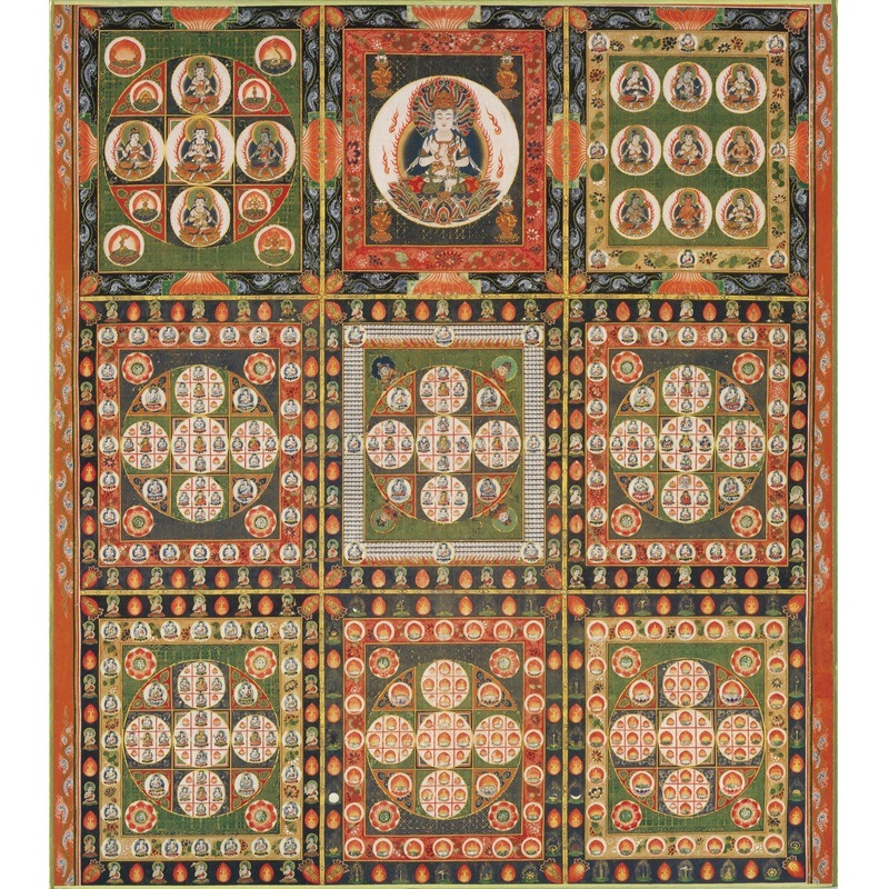 色紙 醍醐寺〈両界曼荼羅図(金剛界)〉京都便利堂オンラインショップ