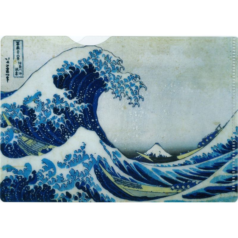 再生PP ミニクリアファイル〈冨嶽三十六景 神奈川沖浪裏〉葛飾北斎京都