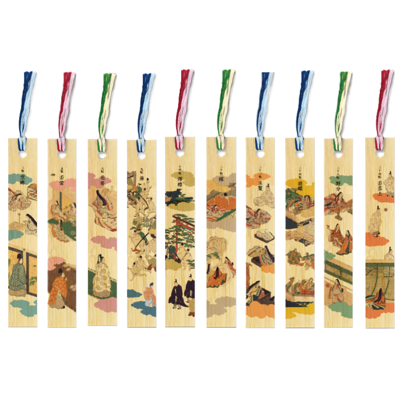 竹しおり〈重文 源氏物語絵色紙帖〉 (全10種)京都便利堂オンラインショップ