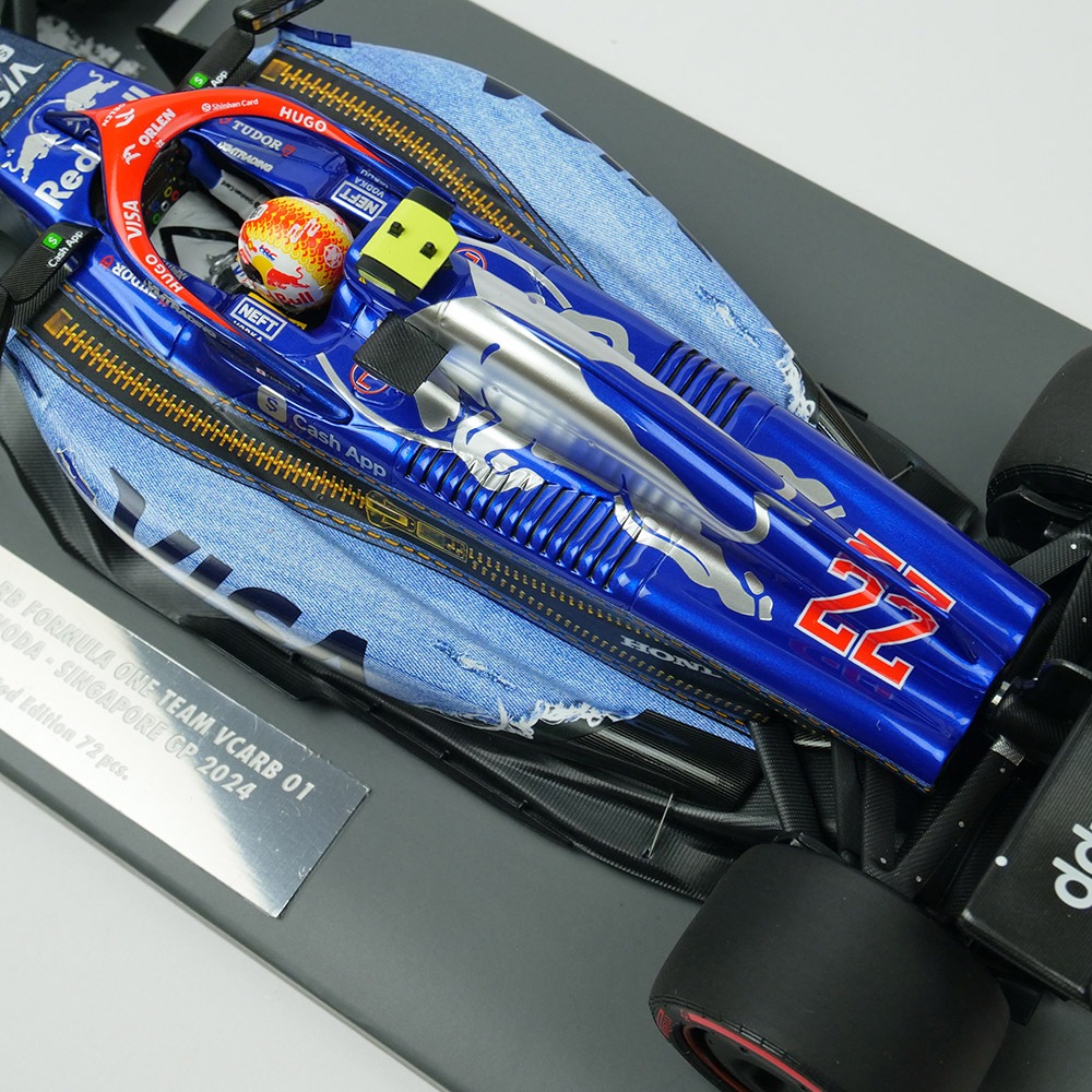 MINICHAMPS 1/18スケール ビザ キャッシュ RB F1チーム VCARB 01 角田